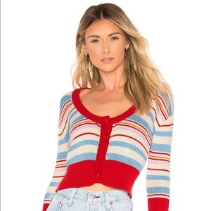 NWOT Tularosa Cardigan in Vintage Rainbow